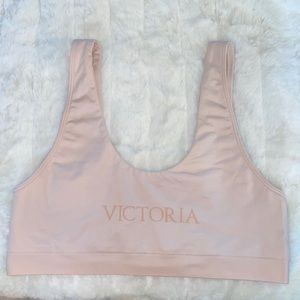 VICTORIA'S SECRET Bralette Comfort Lounge Bra Comfy Light Pink Size  Large  L Lg